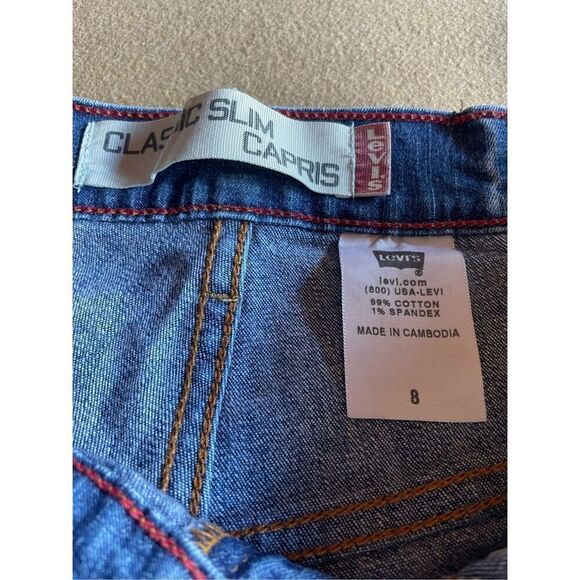 Levi's Slim Fit Classic Jeans Size 8 - Picture 2 of 3